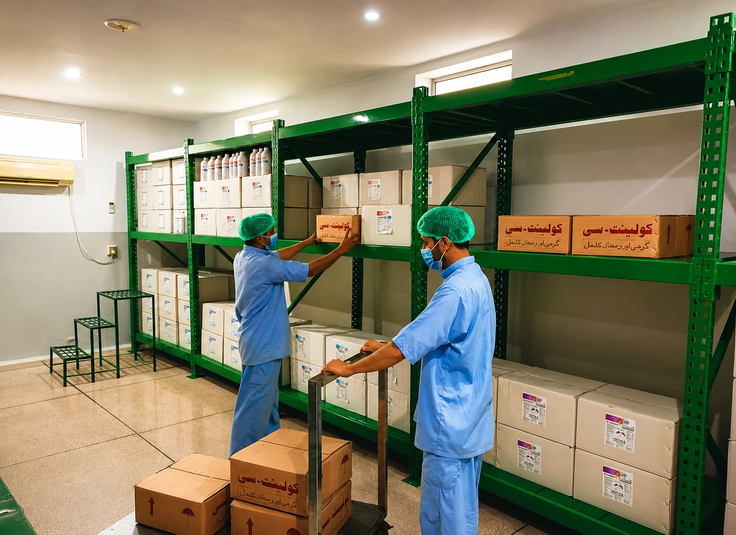 Sefon manufacturing floor — quality-controlled storage and dispatch